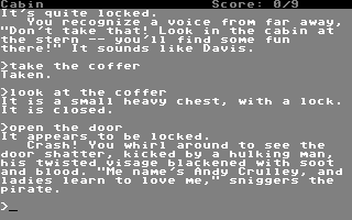 Plundered Hearts screenshot 4 for Commodore 64